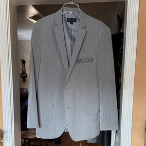 INC International Concepts Light Gray Blazer